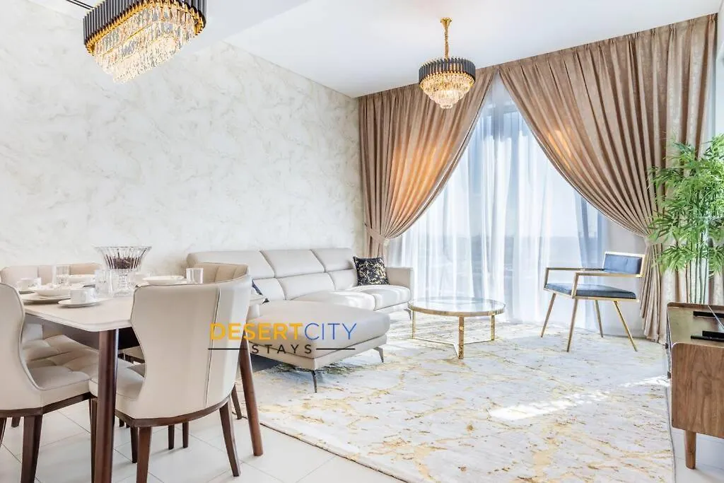 1 Bed Room In Sobha Hartland Hosted By Desert City Stays Dubaj